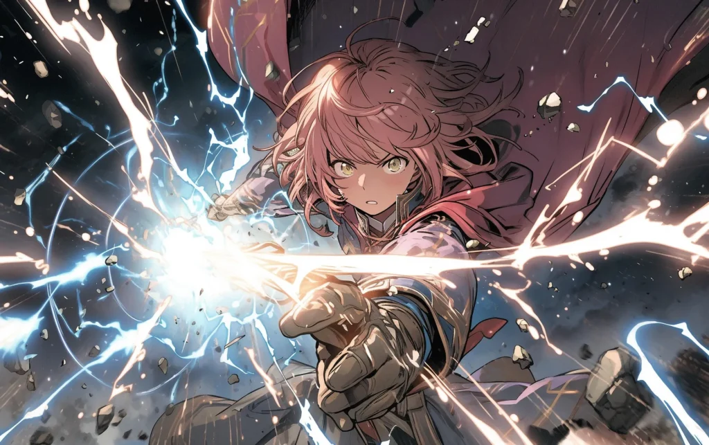 Shonen-Style Magic Action Scene